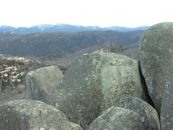 Westerly view from the top